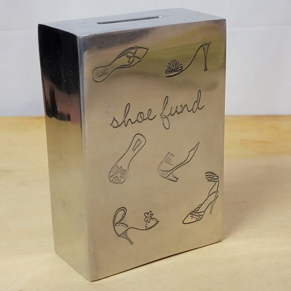 Aluminum Shoe Fund Bank - CUTE! - Bombay Duck London - Picture 2 of 6